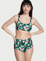 Раздельный купальник Victoria's Secret топ и плавки шортики 1159789662 (Зеленый, S)