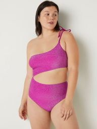 Асимметричный купальник на одно плечо Victoria's Secret Pink 1159786363 (Фиолетовый, XXL)