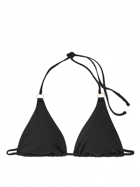 Топ триангл лиф купальника Victorias Secret swim art575332 (Черный, размер XS)