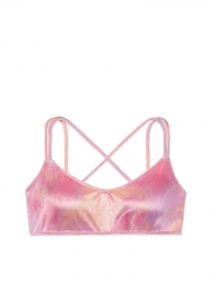 Вельветовый топ купальный лиф Victoria's Secret art613926 (Розовый, размер XS)