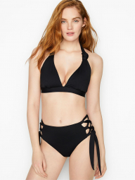 Топ-триангл лиф купальника Victorias Secret Swim art331175 (Черный, размер S)