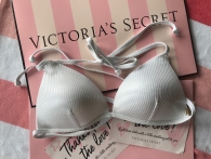 Белый топ купальника пуш ап Victoria Secret Pink art489602 (размер L)