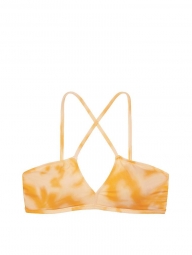 Желтый топ купальника Victorias Secret абстрактный принт art792645 (размер XS)