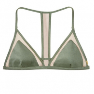 Лиф от купальника Victorias Secret бикини цвета хаки art584817 (размер S)