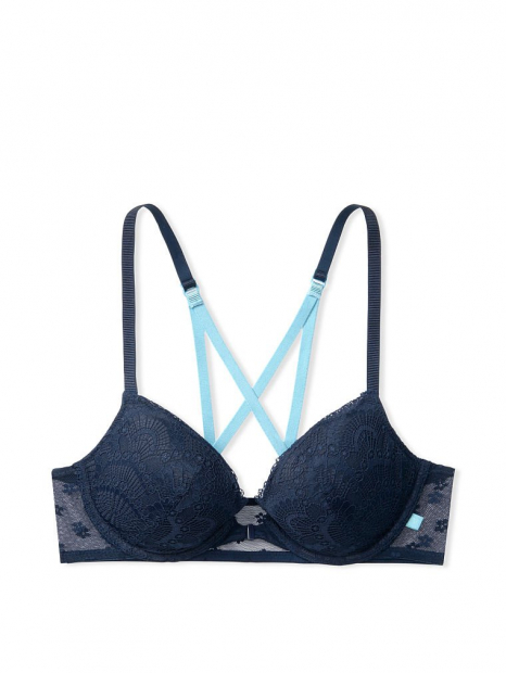 Бюстгальтер лиф с push up Victoria's Secret 1159757558 (Синий, 32C)