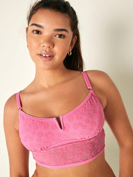 Кружевной бралетт Victoria's Secret PINK 1159788928 (Розовый, S)