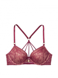 Бюстгальтер Bombshell с двойным push-up Victoria`s Secret art545314 (Бордовый, размер 32B)