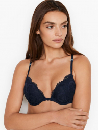 Бюстгальтер лиф с push up Victoria's Secret 1159757558 (Синий, 32C)