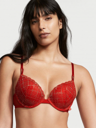 Бюстгальтер Victoria's Secret с push up 1159758210 (Красный, 36C)