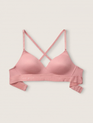 Бюстгальтер Victoria's Secret PINK с пуш ап без косточек 1159759187 (Розовый, 34A)