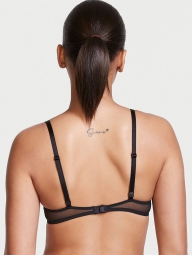 Кружевной бюстгальтер Victoria's Secret push up 1159791816 (Черный, 40D)