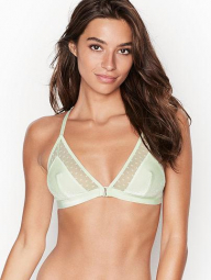 Вельветовый бюстгальтер Victorias Secret салатовый art353648 (размер XS)