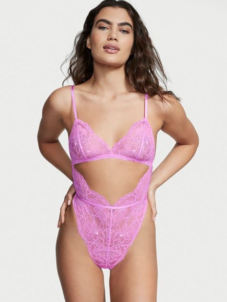 Женский боди Victoria's Secret комбидресс 1159764766 (Сиреневый, M)