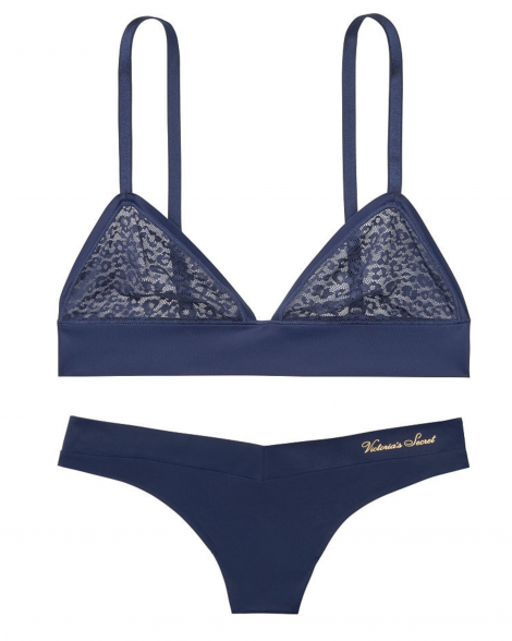 Комплект білизни Victorias Secret art369016 (Синій, розмір XL)