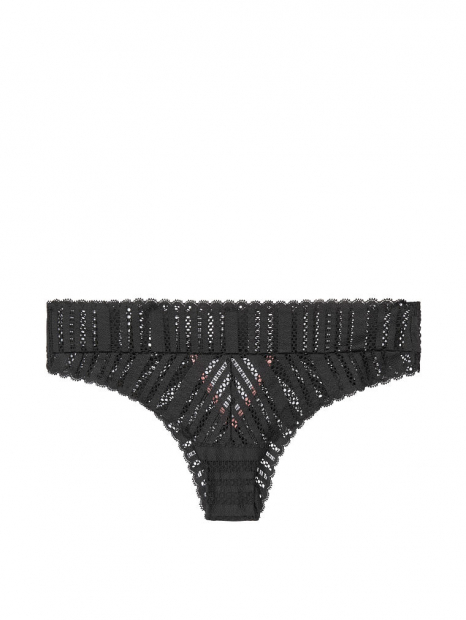 Комплект нижнего белья Victoria's Secret art959889 (Черный/розовый, размер 34C)