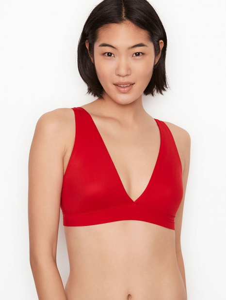 Стильный комплект белья Victoria's Secret art457360 (Красный, размер M)
