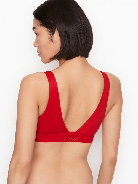 Стильный комплект белья Victoria's Secret art457360 (Красный, размер M)