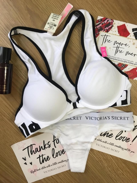 Комплект білизни Victorias Secret бюст пуш ап і трусики Вікторія Сікрет