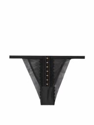 Роскошный комплект Victoria's Secret лиф и трусики art813522 (Черный, размер 38DD)