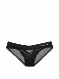 Комплект белья Victoria's Secret лиф и трусики art130235 (Черный, размер 32B/XS)