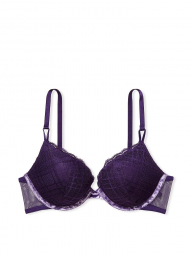 Эффектный комплект белья Victoria's Secret лиф push up и трусики 1159757956 (Фиолетовый, 36С/L)