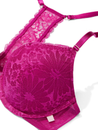 Шикарный комплект белья Victoria's Secret лиф и трусики хипхаггеры 1159783125 (Розовый, 32C/S)