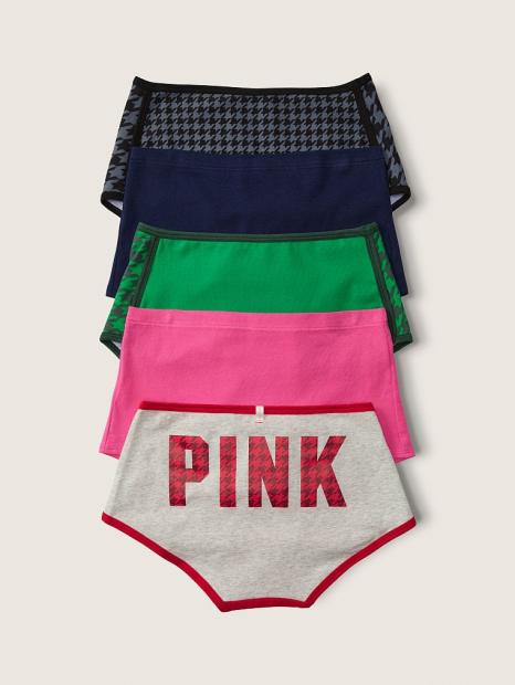 Набор трусиков шортиков Victoria's Secret Pink 1159770417 (Разные цвета, XXL)