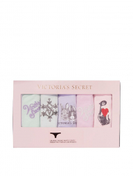 Набір з бавовняних трусиків-танга Victoria`s Secret