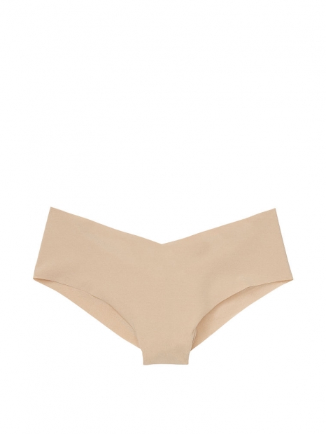Бесшовные нюдовые трусики слип Victoria Secret art608733 (Бежевый, размер S)
