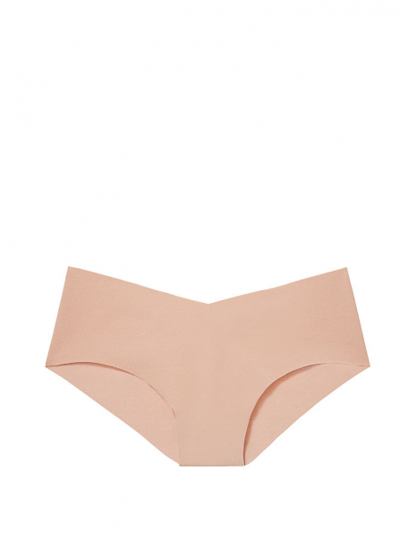 Бесшовные нюдовые трусики слип Victoria Secret art152657 (Бежевый, размер M)