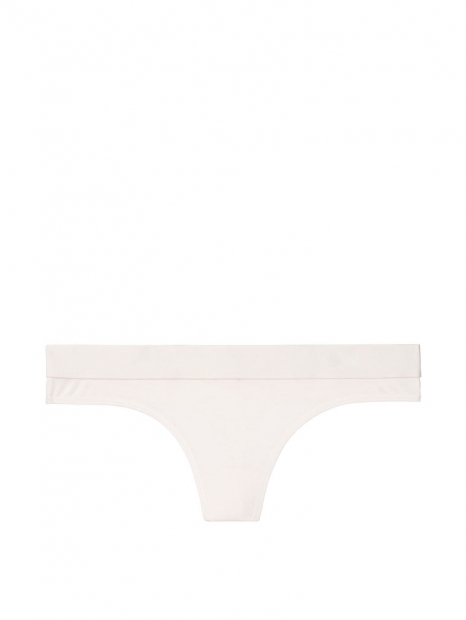 Бесшовные трусики стринги Victoria's Secret art643911 (Белый, размер XS)