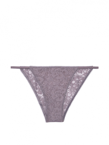 Кружевные трусики Victoria's Secret art245904 (Серый, размер XL)