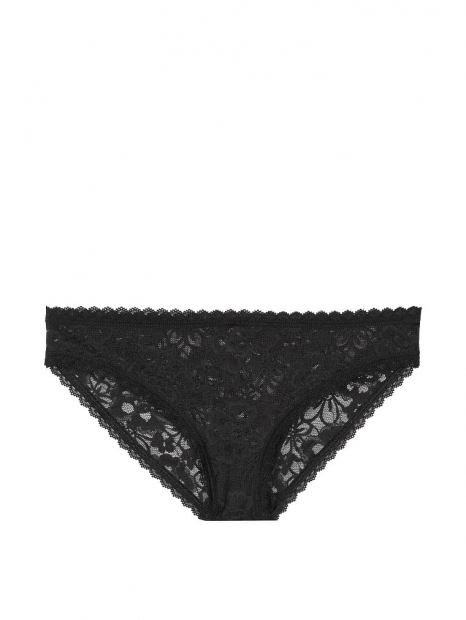 Кружевные трусики бикини Victoria's Secret art381374 (Черный, размер M)