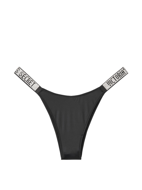 Эффектные трусики со стразами Victoria's Secret 1159769932 (Черный, S)