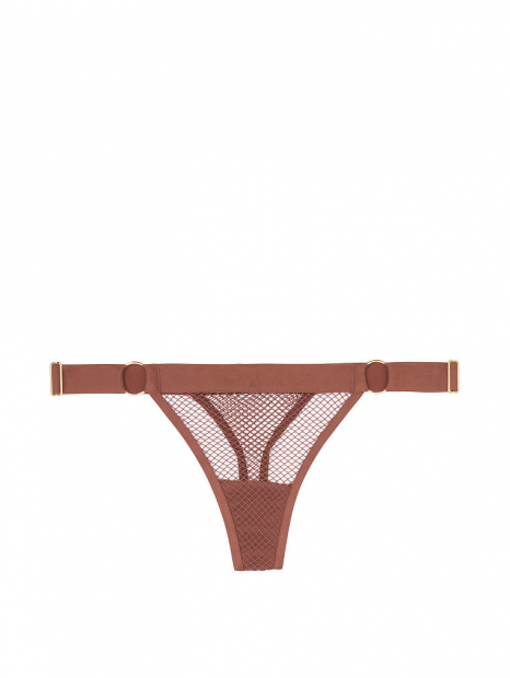 Эффектные трусики тонг Victoria's Secret art710040 (Коричневый, размер S)