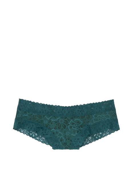 Кружевные трусики чики Victoria's Secret art725056 (Зеленый, размер XL)