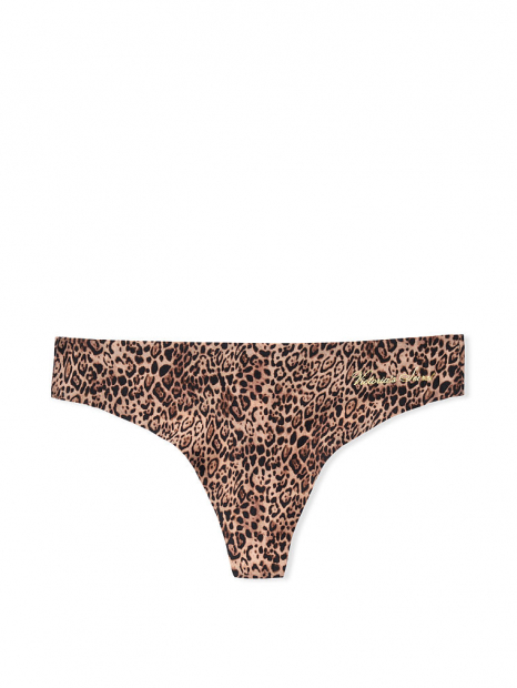 Бесшовные трусики Victorias Secret тонг art877696 (Леопардовый, размер One Size)