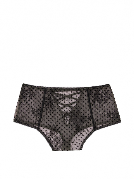 Мереживні трусики тонг Victorias Secret art499823 (Чорний, розмір L)