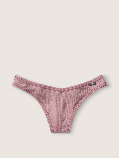 Бавовняні трусики тонг Victorias Secret PINK art162321 (Рожевий, розмір M)