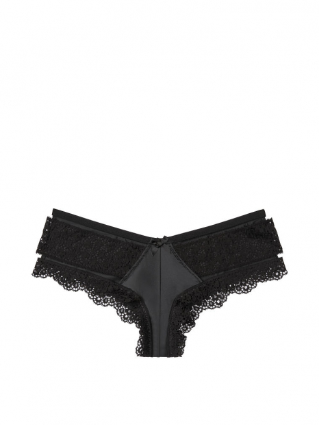 Шикарные трусики Victoria's Secret art186511 (Черный, размер M)