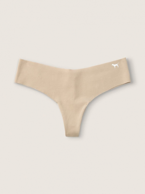 Бесшовные трусики Victoria's Secret хлопковые art236793  (Бежевый, размер S)