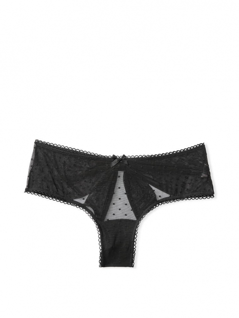 Трусики открытые Victoria's Secret 1159757472 (Черный, XS)