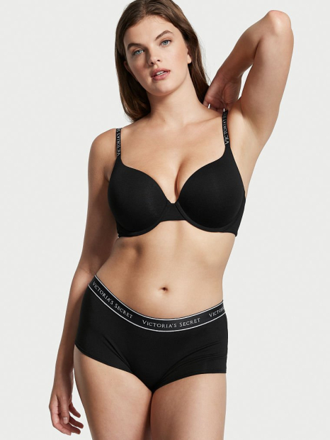 Трусики шортики Victoria's Secret 1159769299 (Черный, XS)