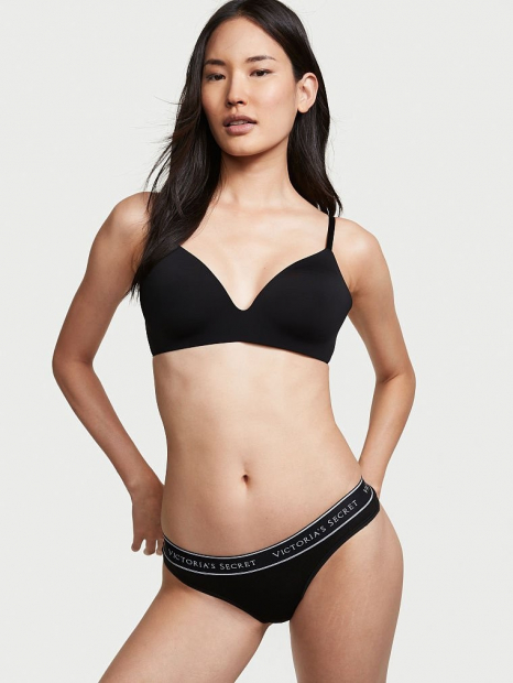 Трусики тонг Victoria's Secret 1159757287 (Черный, XS)