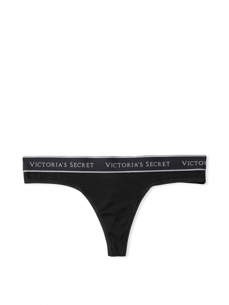 Трусики тонг Victoria's Secret 1159757287 (Черный, XS)