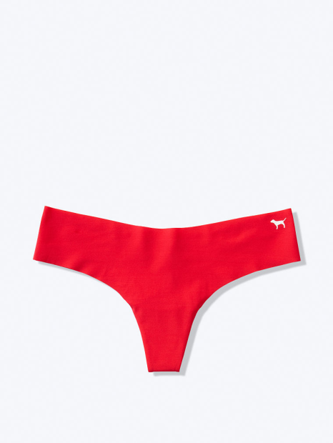 Бесшовные трусики Victoria's Secret PINK 1159757518 (Красный, XL)