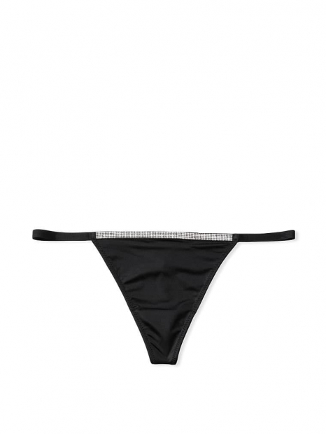 Трусики стринги Victoria's Secret 1159759400 (Черный, L)