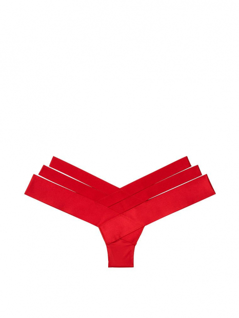 Трусики-чики с ремешками Victoria's Secret 1159760168 (Красный, XL)