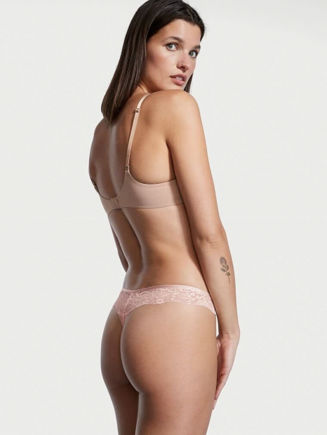 Кружевные трусики Victoria's Secret 1159759806 (Розовый, S)