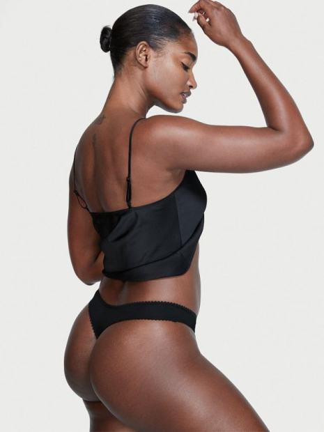Трусики тонг Victoria's Secret 1159761168 (Черный, L)